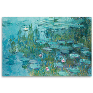 Painting on canvas, Claude Monet, Water Lilies