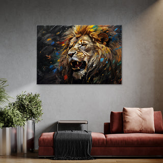 Painting on canvas, Leo