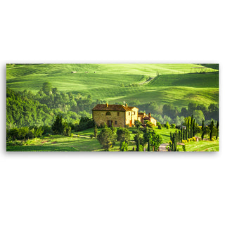 Painting on canvas, Tuscan landscape