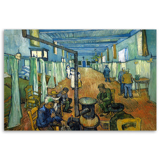 Painting on canvas, Vincent van Gogh, Arles hospital ward