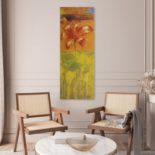 Painting on canvas, Lily flower