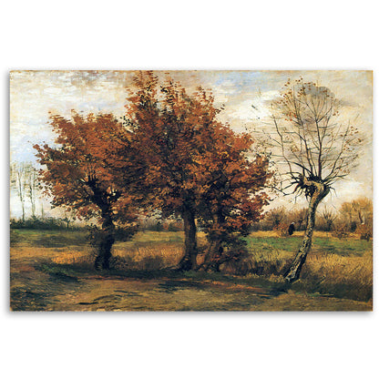 Paveikslas ant drobės,Vincent van Gogh, Rudens peizažas