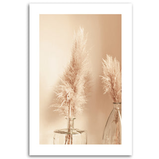 Painting on canvas, Pampas grass