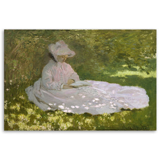 Paveikslas ant drobės, Claude Monet, Skaitanti moteris