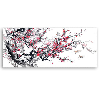 Painting on canvas, Sakura