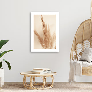 Painting on canvas, Pampas grass