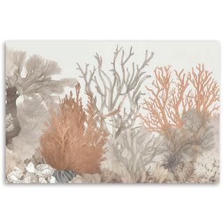 Painting on canvas, Sea plants