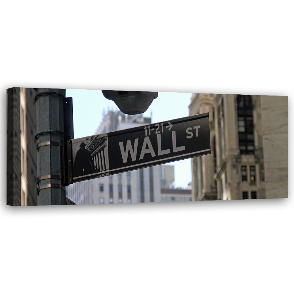 Paveikslas ant drobės, Wall Street gatvė