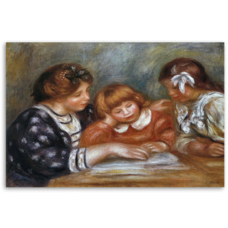 Painting on canvas, Pierre Auguste Renoir, Tutorial