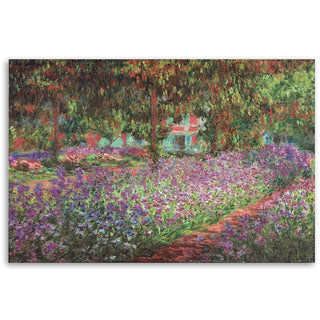 Painting on canvas, Claude Monet, The Artist's Garden at Giverny