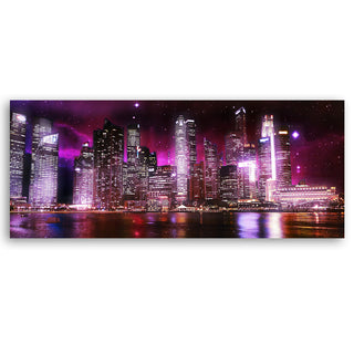 Painting on canvas, Cityscape