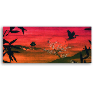 Painting on canvas, Japanese landscape