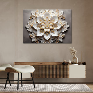 Painting on canvas, Flower 3D