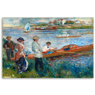 Painting on canvas, Pierre Auguste Renoir, Rowers Chatou