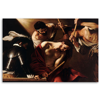 Painting on canvas, Caravaggio, Crowning with Thorns